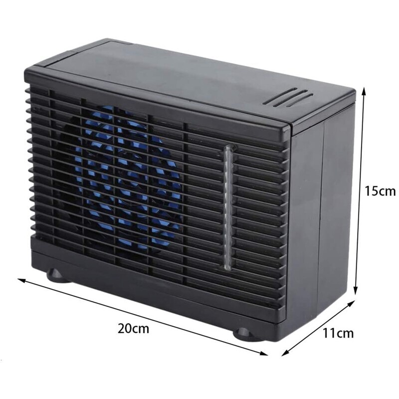 Aire acondicionado portátil para coche, 12V, refrigeración por agua, ventilador, aire acondicionado
