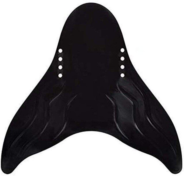 Zwembad Vinnen Voet Vinnen Zwemmen Vinnen Mermaid Tail Duiken Flippers Staart Monolithische Voet Zwemmen Apparatuur Voor Volwassenen/Kinderen: Black-adult