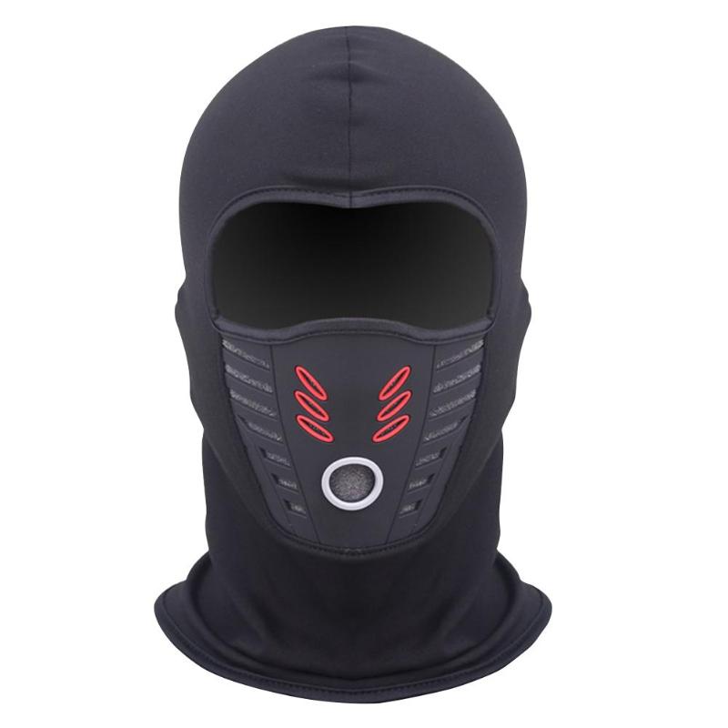 Winter Windproof Motorcycle Mask Polar Fleece Neck Warmer Thermal Balaclava Full Face Shield: Default Title