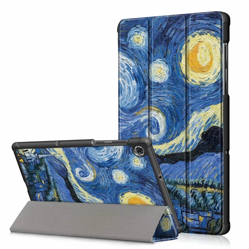 Couverture intelligente pour enfants, étui pour Lenovo Tab M10 FHD Plus 10.3, TB-X606F TB-X606X M10 HD 2e génération TB-X306F X306X, support pliable pour tablette: Ipad Pro11 2020 / Argent
