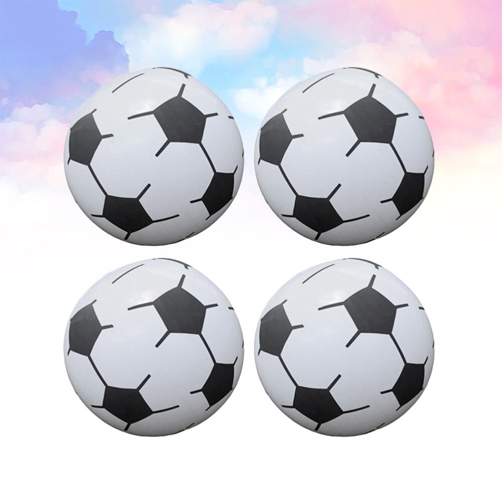 4Pcs Kid Speelgoed Stijlvolle Creatieve Opblaasbare Voetbal Speelgoed Opblaasbare Soccers Speelgoed Kinderen Opblaasbare Ballen