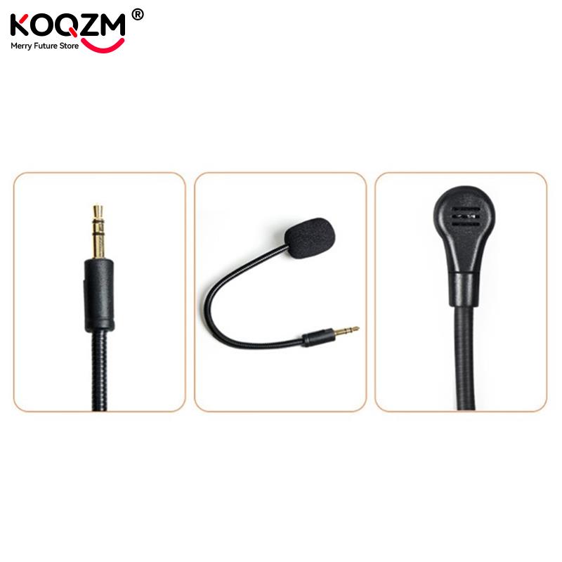 Headsets Microphone for Razer Electra V2 USB 7.1 Surround Sound Gaming Headphones Mic Replacement Detachable Microphone Boom