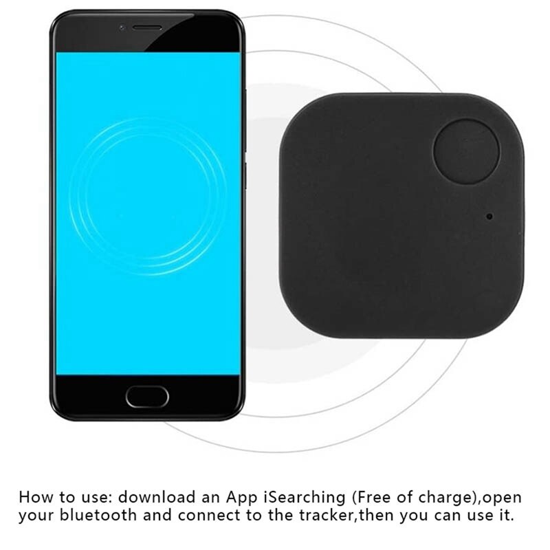 Bluetooth Key Finder, Mini Bluetooth Finder Key Tile Tracker Key Child Pet Finder Anti-Lost GPS Locator Tracker