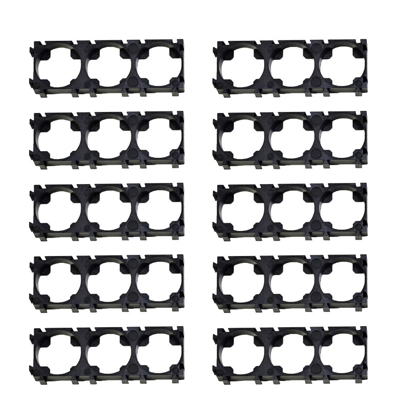 10 pçs 21700/32650 suporte da bateria suportes de plástico 21700 suporte da bateria para 21700/32650 bateria 1x 3/1x2 diy acessórios: Amarelo