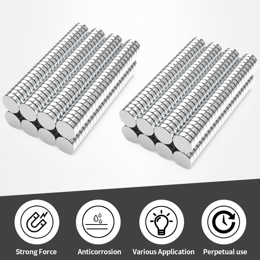 15x4mm Super Strong Round Magnet Powerful Refrigerator Magnets for Fridge, DIY, Building, Scientific, Craft, and Office Magnets
