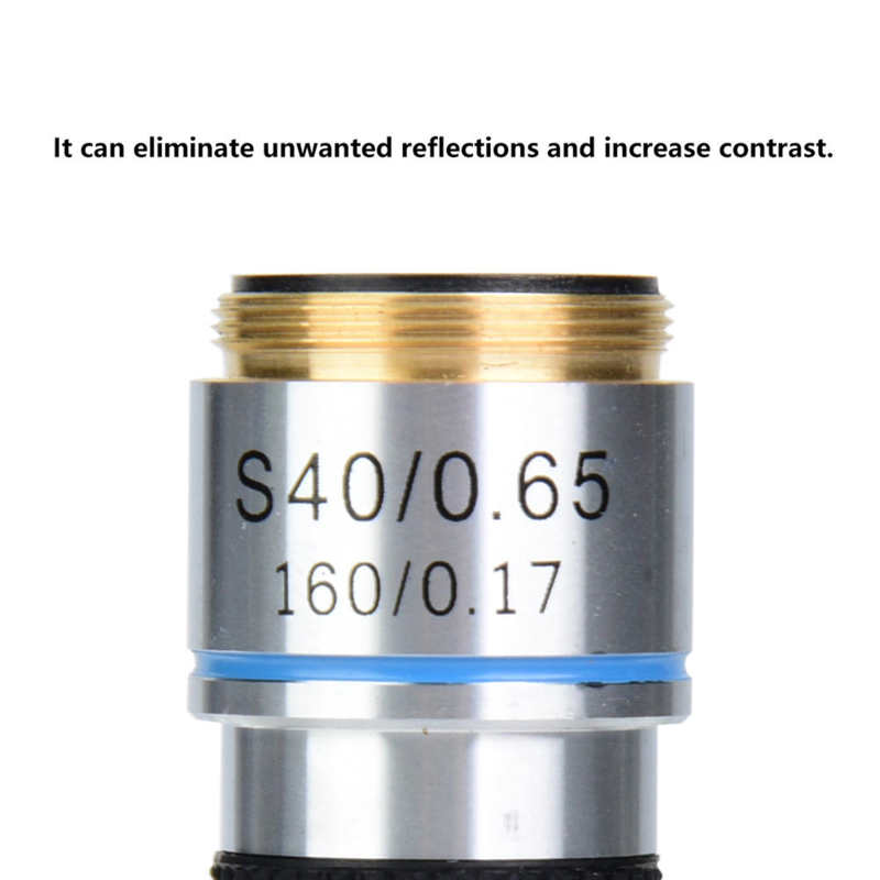 Biological Microscope Achromatic Objectives Lens 160/0.17