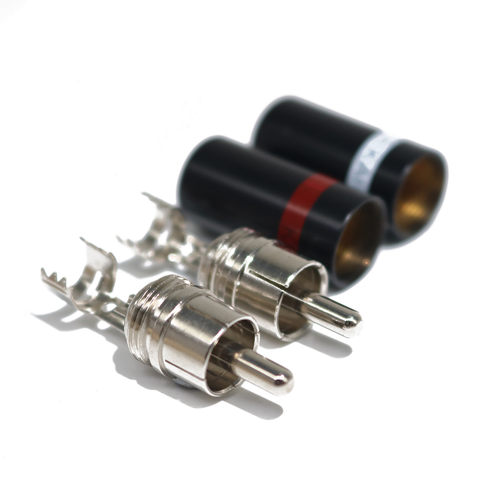 Connettori RCA in rame tellurio placcato argento Star Line Connettori RCA in rame tellurio placcato argento Star Line