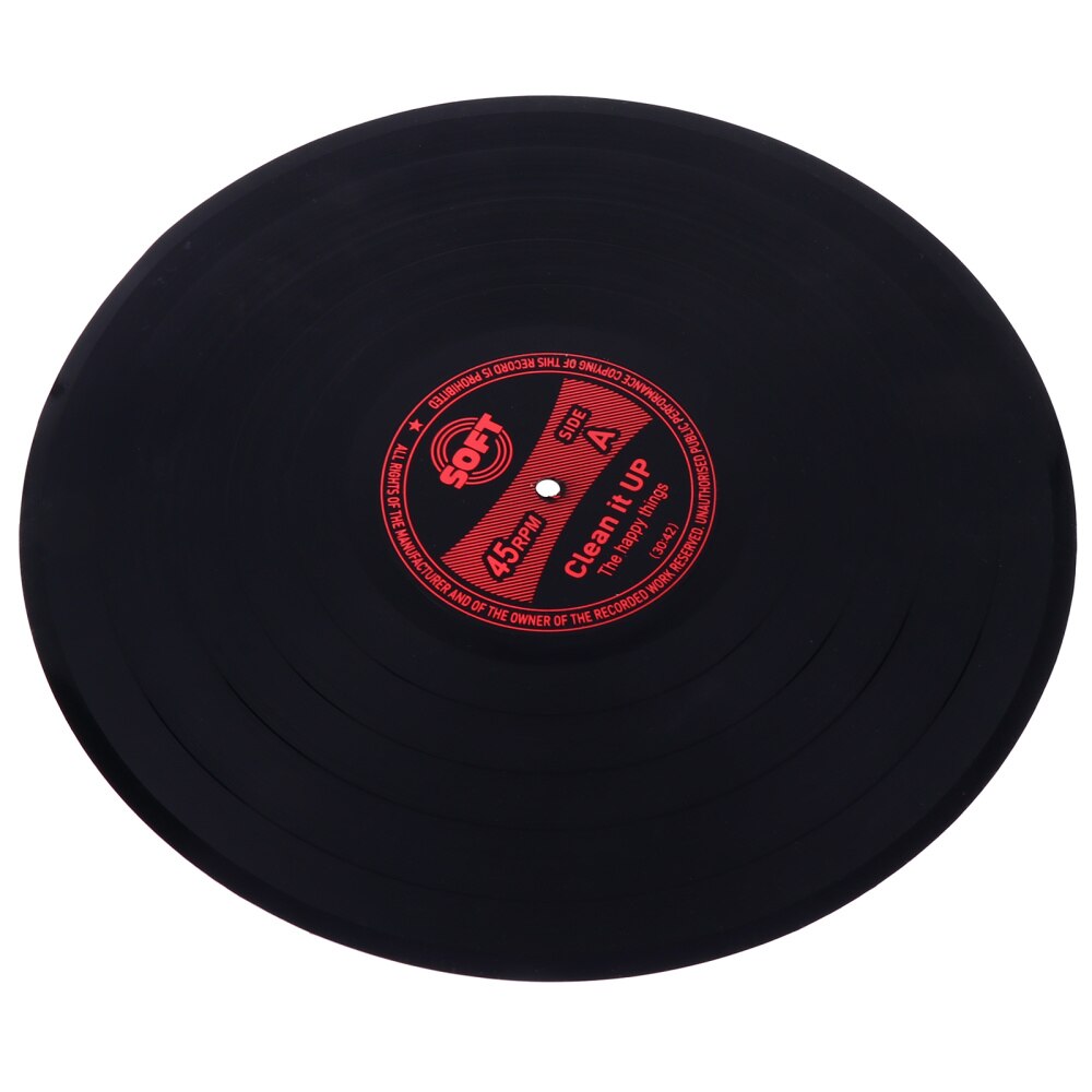 1Pc Siliconen Onderzetters Placemat Retro Vinyl Record Pad Warmte Geïsoleerde Pad