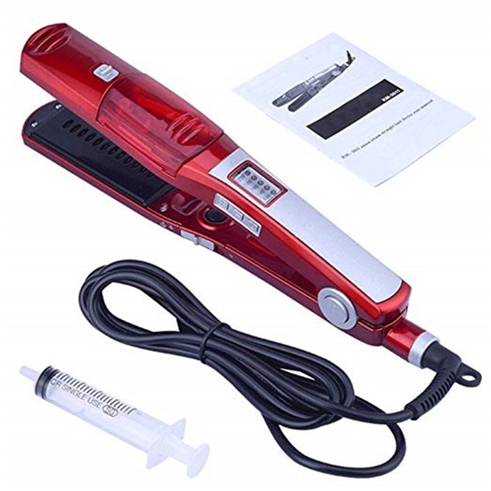 Steam Hair Straightener Steam Vapor Hair Flat Iron Hair Irons Ceramic Hair Straightening Hair Curler Hair Styling