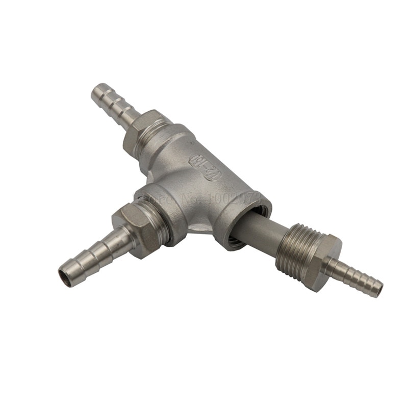Birra in acciaio inossidabile in linea aerazione/ossigenazione diffusione pietra 2 micron - 1/2 &quot;MPT per Homebrew