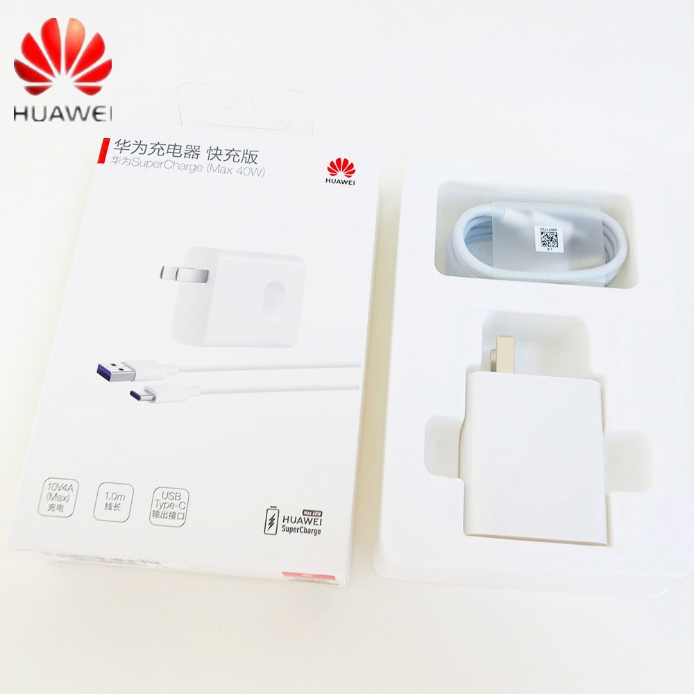 Original Huawei ladegerät 40W Aufzurüsten 5A Typ C kabel Für P30 40 Profi Kamerad 30 20 10 20 Profi p20 Profi P10 Ehre 20 magie 2 10