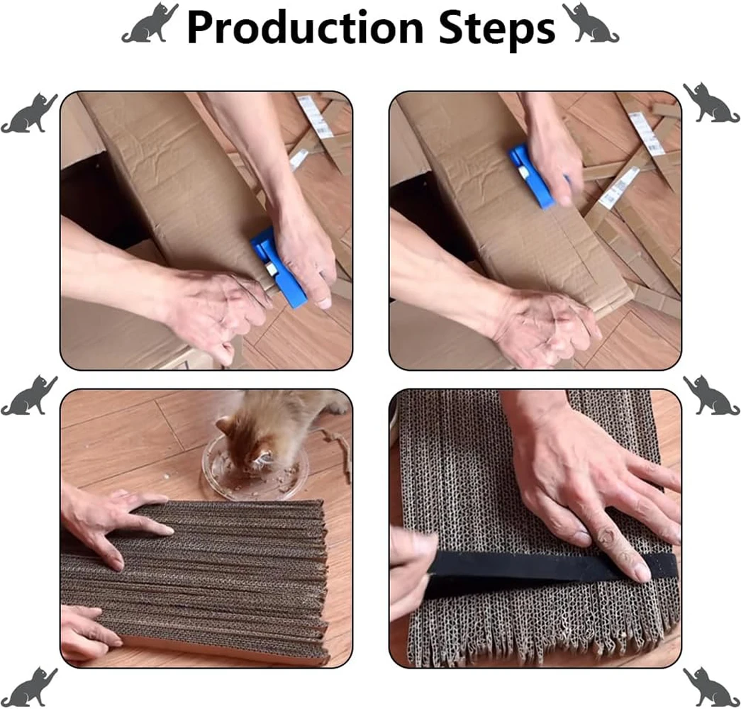 Cardboard Cutting Machine Cat Scratchers Homemade Cardboard Cutter 3D Printing Strip Stripper Plastic Handicraft DIY Home Tools