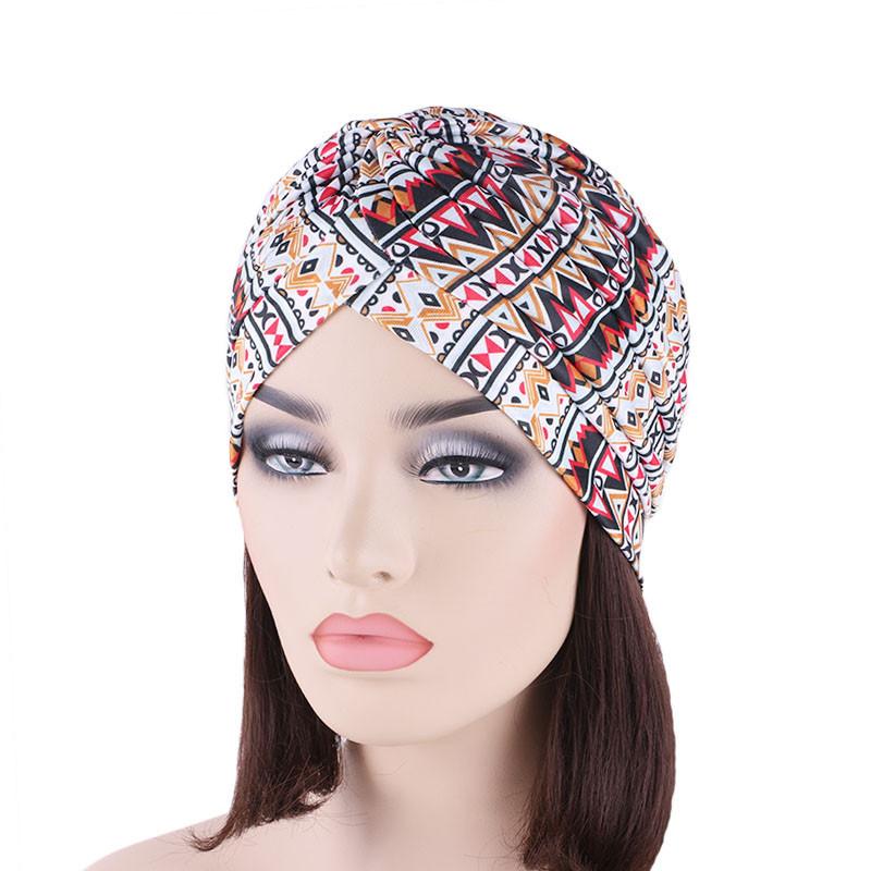 Gorro plisado de la India para mujer, gorro para el quimio, musulmán, para la caída del cabello, pañuelo para la cabeza, cubierta, gorros islámicos, turbante árabe