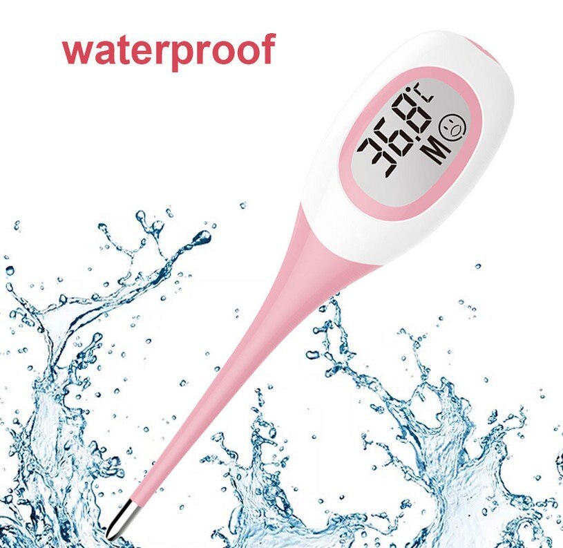 Digital Electronic Thermometer LCD Large Screen Display Accurate Clear Safe Portable Thermometer