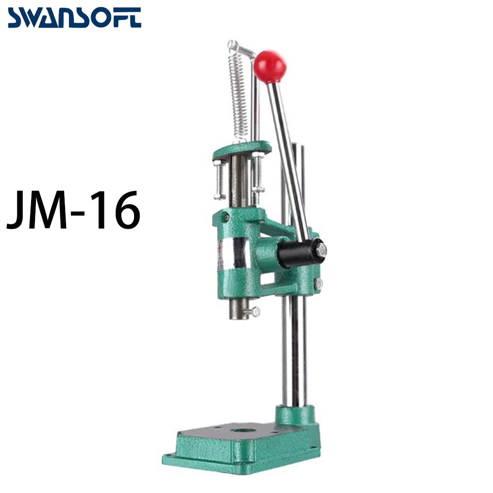 SWANSOFT Push Type Hand punch tablet press machine herbal powders tableting machine pill stamping machine: JM-16 round head