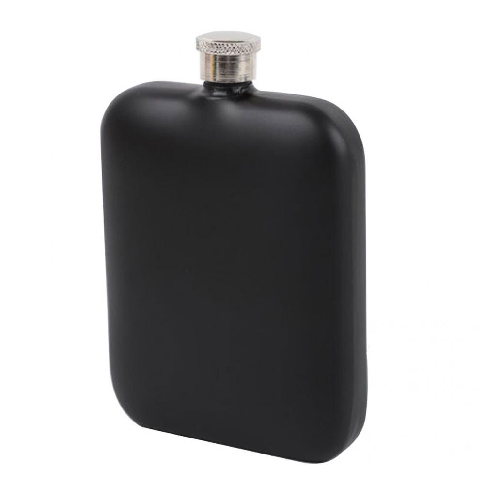 Flagon Portable Liquor Flask Stainless Steel Safe Great Stainless Steel Black Pocket Flask