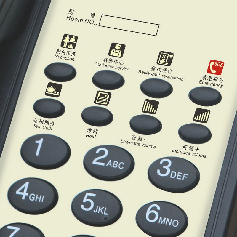 Telephone set Business hotel telephone Hotel telephone landline Guest room hotel telephone Telephone with Caller ID DTMF / FSK