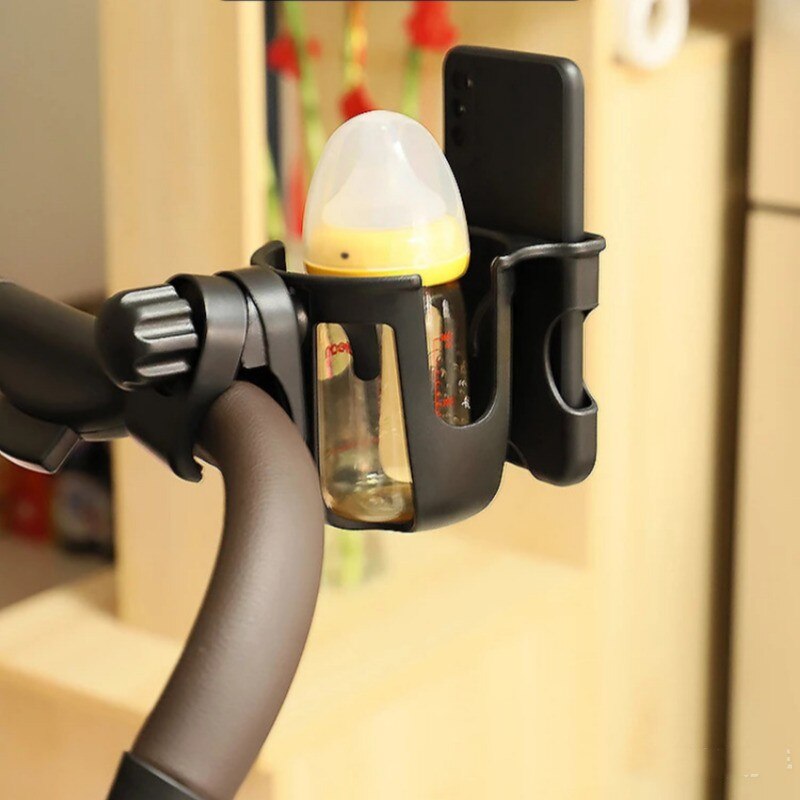 Kinderwagenaccessoires flessenhouder Mobiele telefoonhouder Kinderen Fietswagen Waterbekerhouder