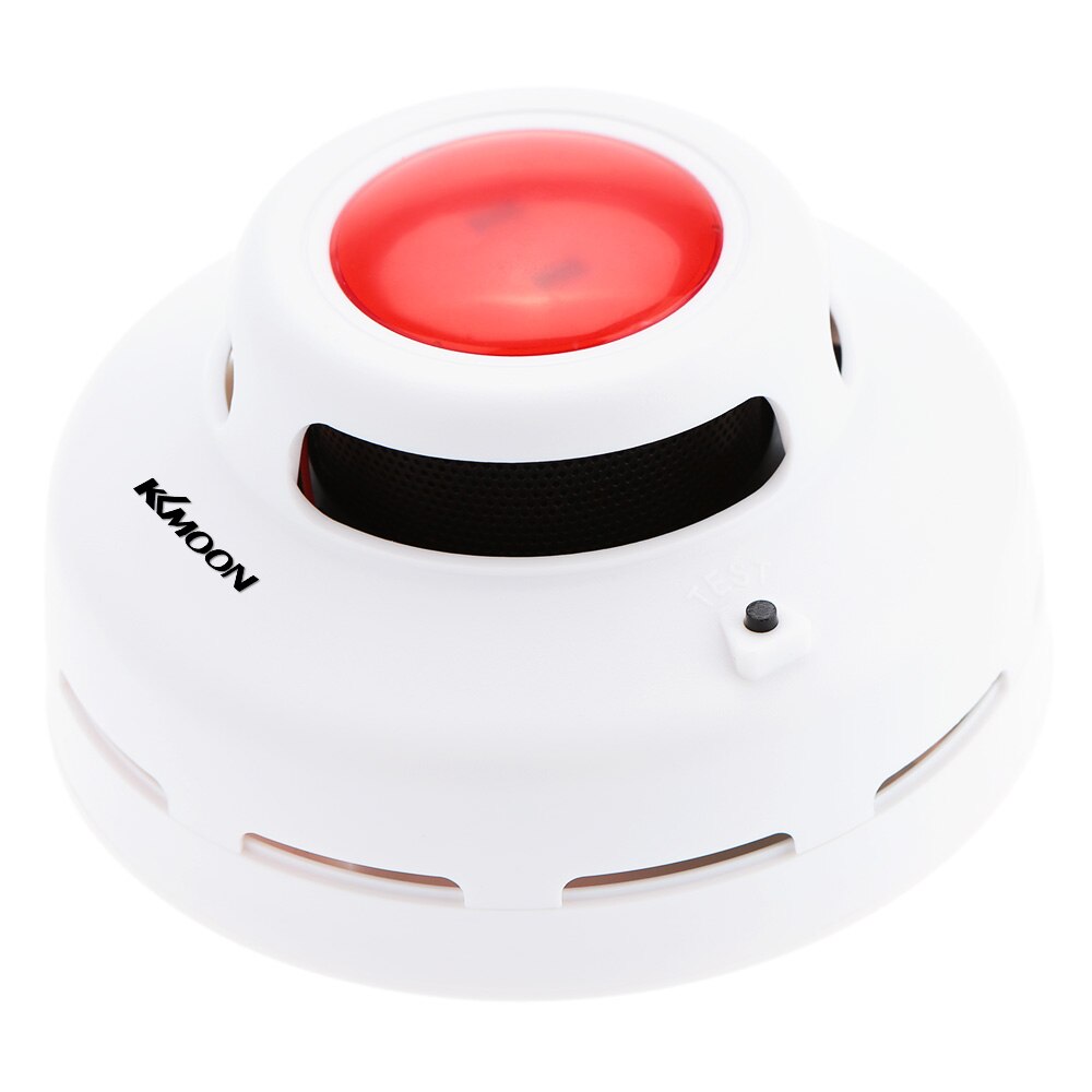 High Sensitive Standalone Photoelectric Smoke Detector Fire Alarm Sensor for Indoor Home Safety Garden Security MCU Technology