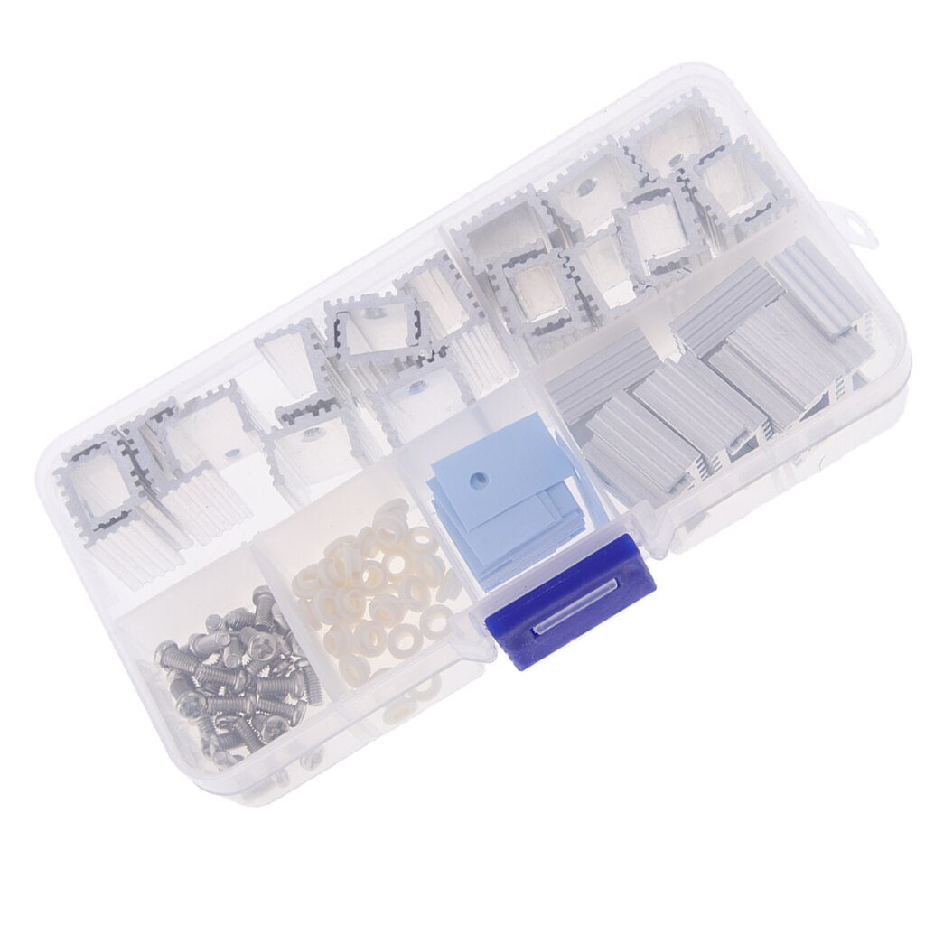 Kits de dissipateur de chaleur à Transistor de carte de développement ailettes de refroidissement pour TO-220