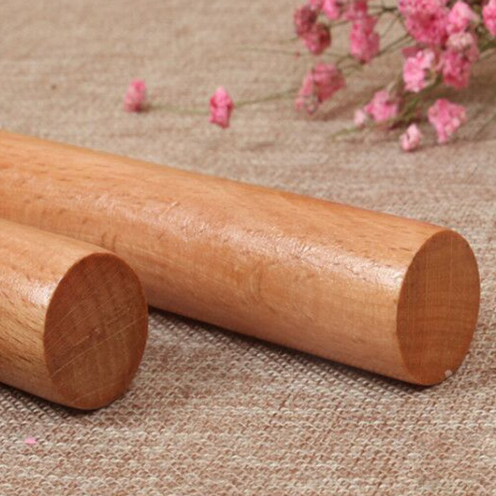 Kitchen Rolling Pin 16cm /25cm Non-stick Wooden Rooling Pin for DIY Fondant Cake Decor Noodles Dough Roller Cooking Tools
