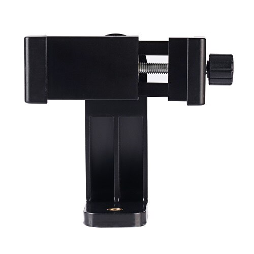 MEUYAG Universal Smartphone Tripod Mount Adapter Phone Clipper 360 Rotation Holder with 1/4 Nut Screw Hole For iPhone Android: Screw clamp