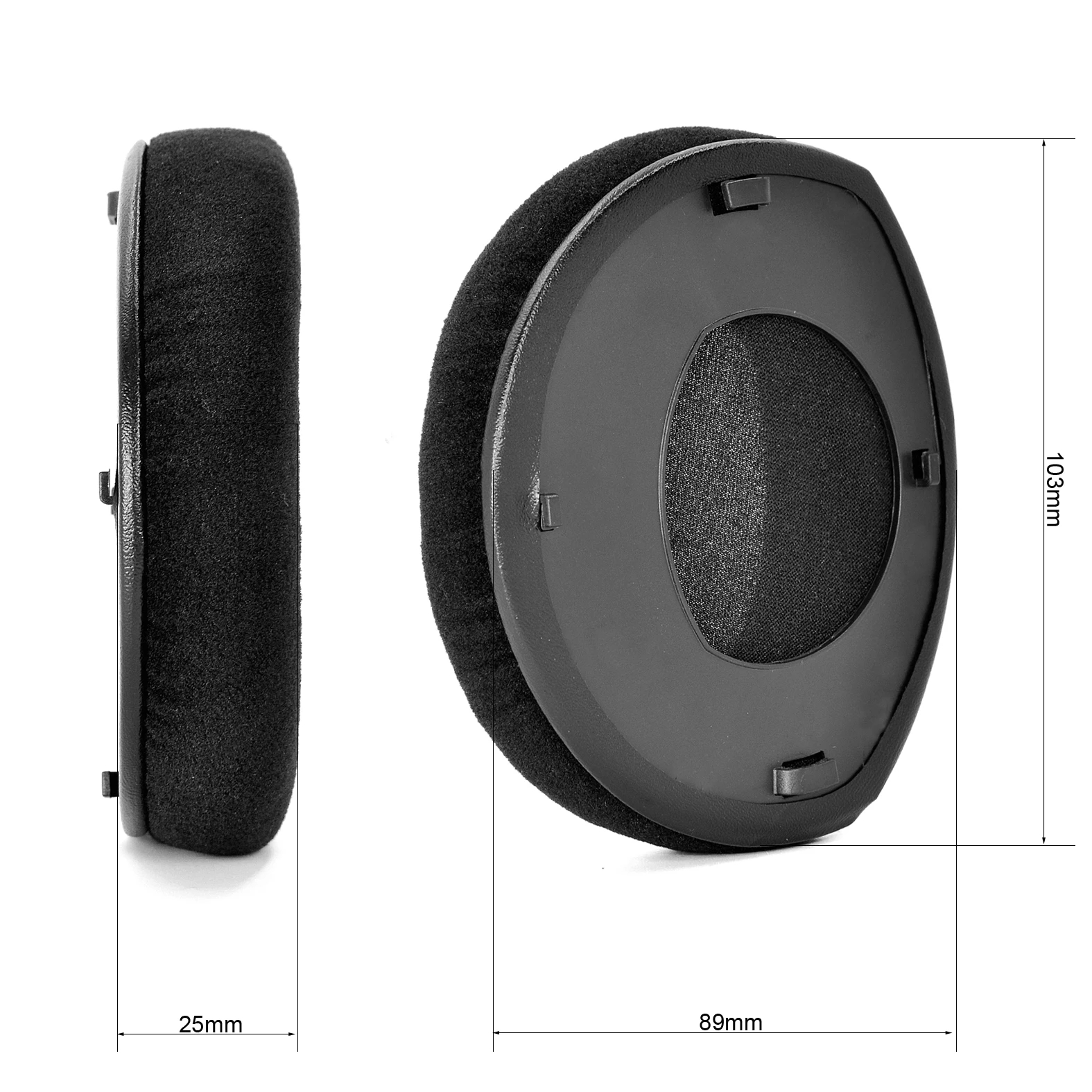 Replacement Ear Pads for Sennheiser RS110 RS160 RS170 RS180 HDR160 HDR170 HDR180 Part Earmuff Cover Cushion Cups