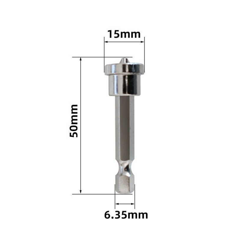Drilling Bits Plasterboard Screws Locating Batch Head Locating Batch Head Screwdriver Bits PH2 Drywall Dimpler Bits Tools: 50mm / 2pcs