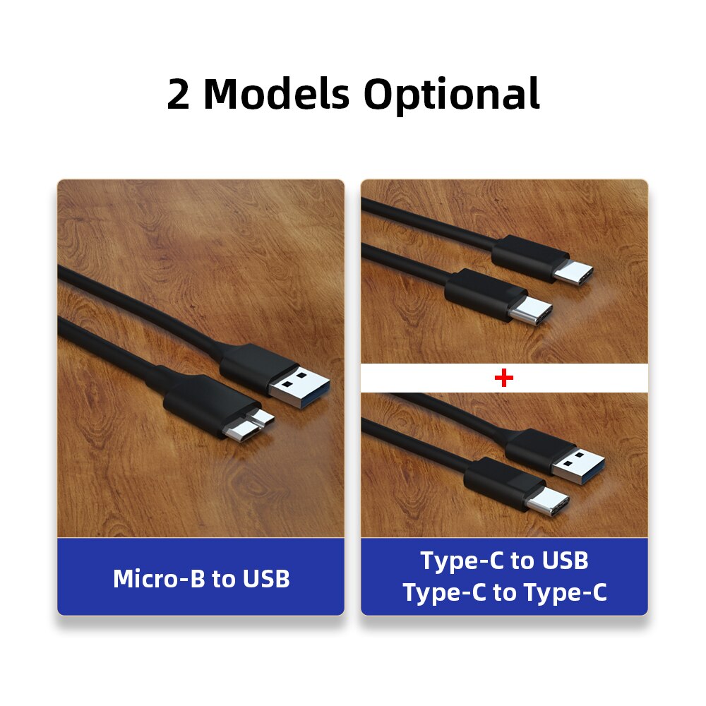 Netac – boîtier de disque dur SSD SATA vers USB 2.5, 3.0 pouces, 5Gbps, 2 to, Support UASP HD