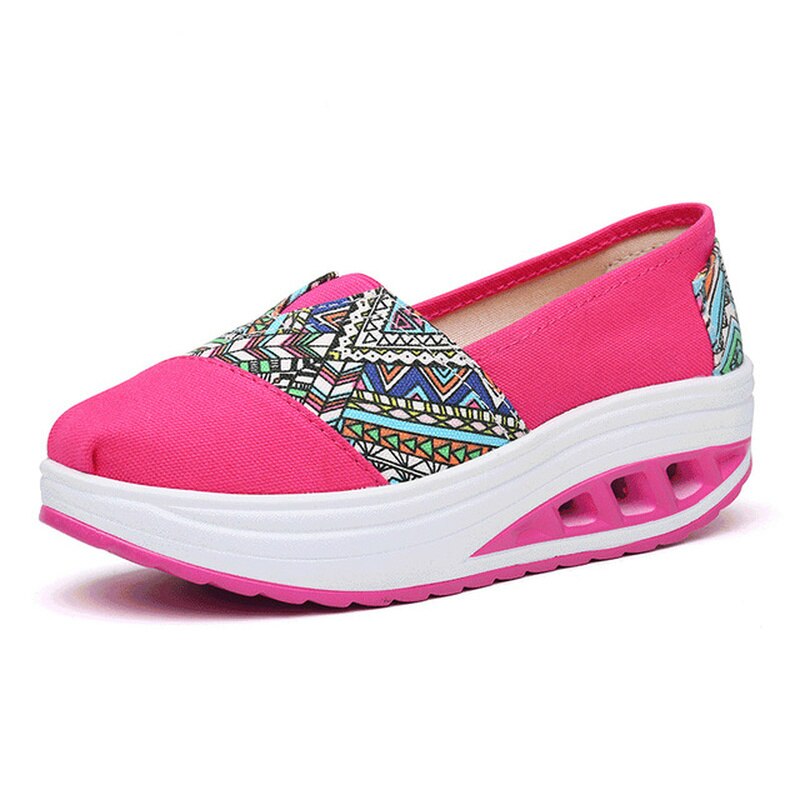 Platform schoenen dames hoogte verhogend 5cm slip-on loafers dames lage sneakers schokbestendig casual dames espadrilles