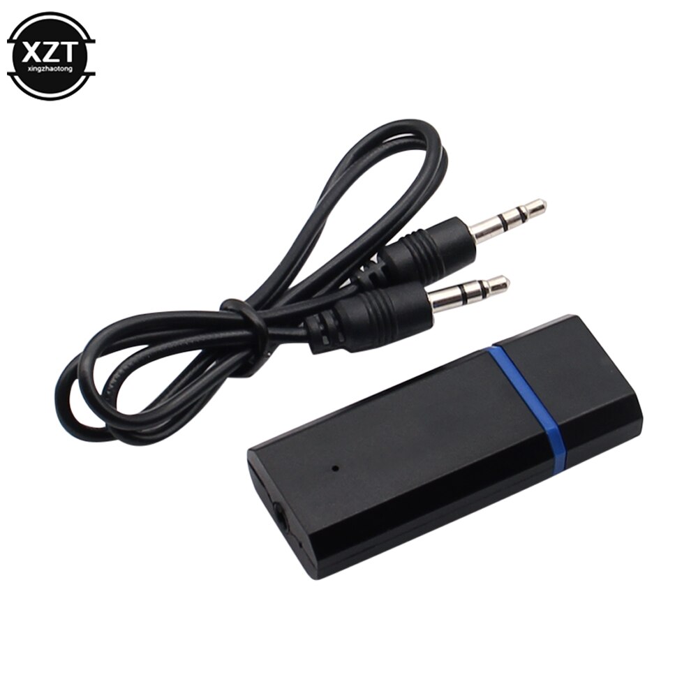 1Pc USB 3.5mm V2.1 Bluetooth Wireless Audio Receiver Stereo Music Car Bluetooth Adapter Home Audio Receiver