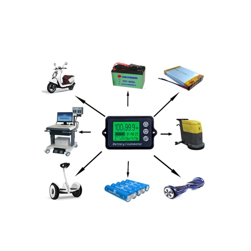 80V 350A TK15 Precision Battery Tester for LiFePO Coulomb Counter LCD Coulometer