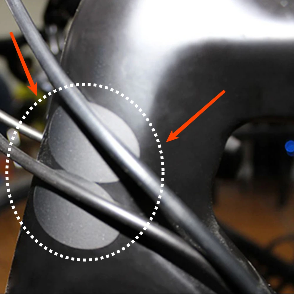 Fietsframe vork anti-kras bescherming veiligheidstape film anti-kras sticker fietssticker kettinghoes sticker MTB snelweg