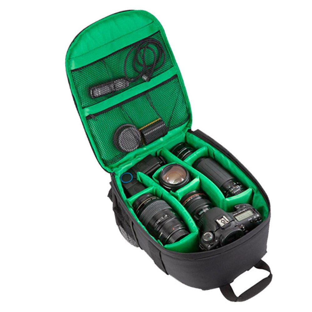Huwang Camera Tas Digitale Dslr Tas Waterdicht Schokbestendig Ademend Camera Rugzak Voor Nikon Canon Sony Kleine Video Foto Tas
