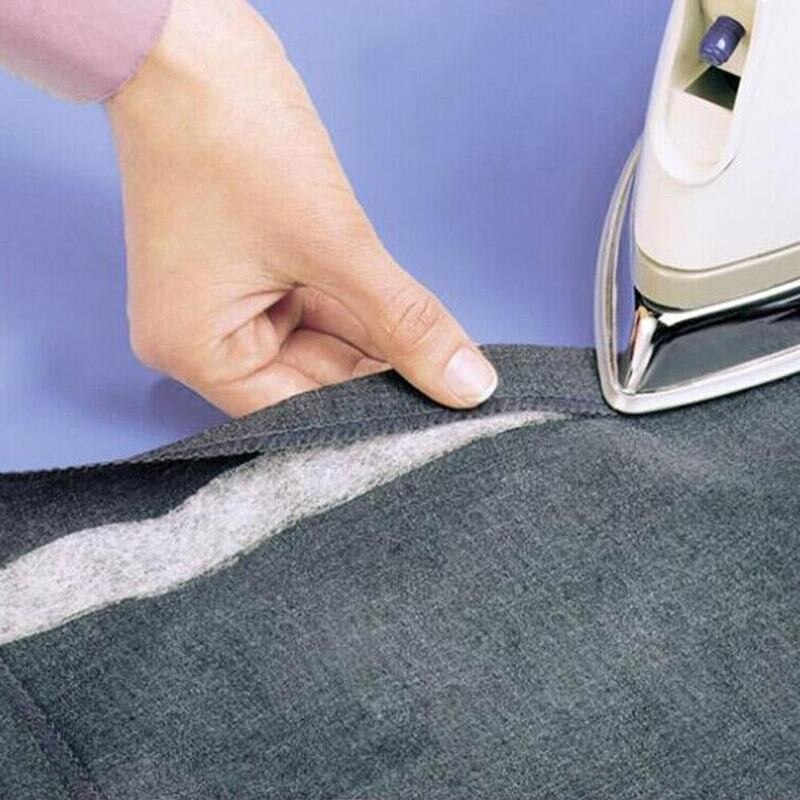 White Double Sided Sewing Accessory Adhesive Tape Cloth 1pc Non-woven Interlining Fusible Tape Fabric Apparel Interlining A7U9