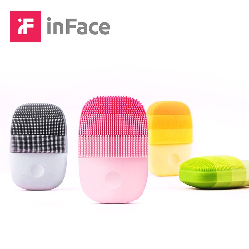 Inface smart sonic clean elektrisk dyb ansigtsrengøring massagebørste vask ansigtsplejerens genopladelig vandtæt