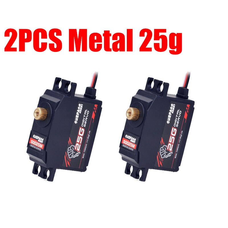 Overtreffen Hobby 17G Metal Gear Digitale Servo 25G 9G Micro Mini Voor 1/18 1/16 Rc Auto Vrachtwagen boot Vliegtuig Robot Helicoper Duct Vliegtuig