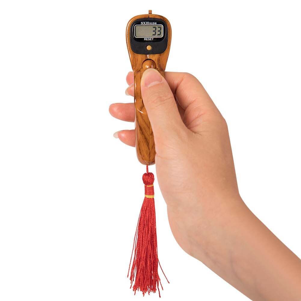 Tasbeeh – compteur de comptage numérique, avec LED, facile à réinitialiser, SXH5136, chapelet numérique Original,