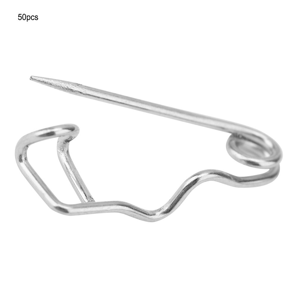 50pcs Metal Safety Needles Pins Brooch Locking Pin Clasp Pin Fastener Sewing Craft Tool 22mm 27mm 32mm