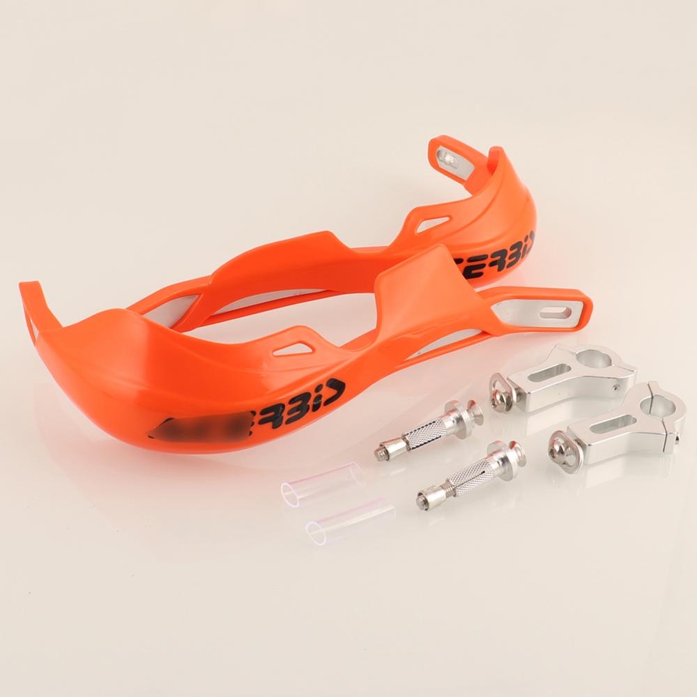 Motorcycle 22MM 28MM Handguard Hand Handlebar Handle Bar Guard Protect Shield For KTM HONDA YAMAHA SUZUKI HONDA ATV Dirt Bike: orange 22mm