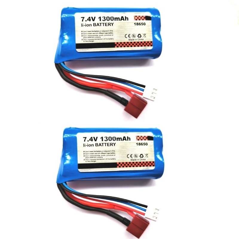 Batería de iones de litio original 15C 2S 7,4 V 1300mAh/7,4 v USB para coches SCY-16101/16102/16103 SCY-16201 SCY-16301/16302/16303 1/16 R/C