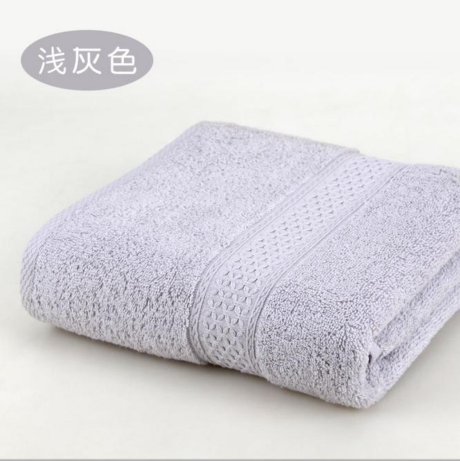 Large Bath Towels for Adults, 100% Cotton, Solid Terry, Beach Towel, Absorbent Yoga Shower Towels Bathroom, , 70*140cm: PURPLE