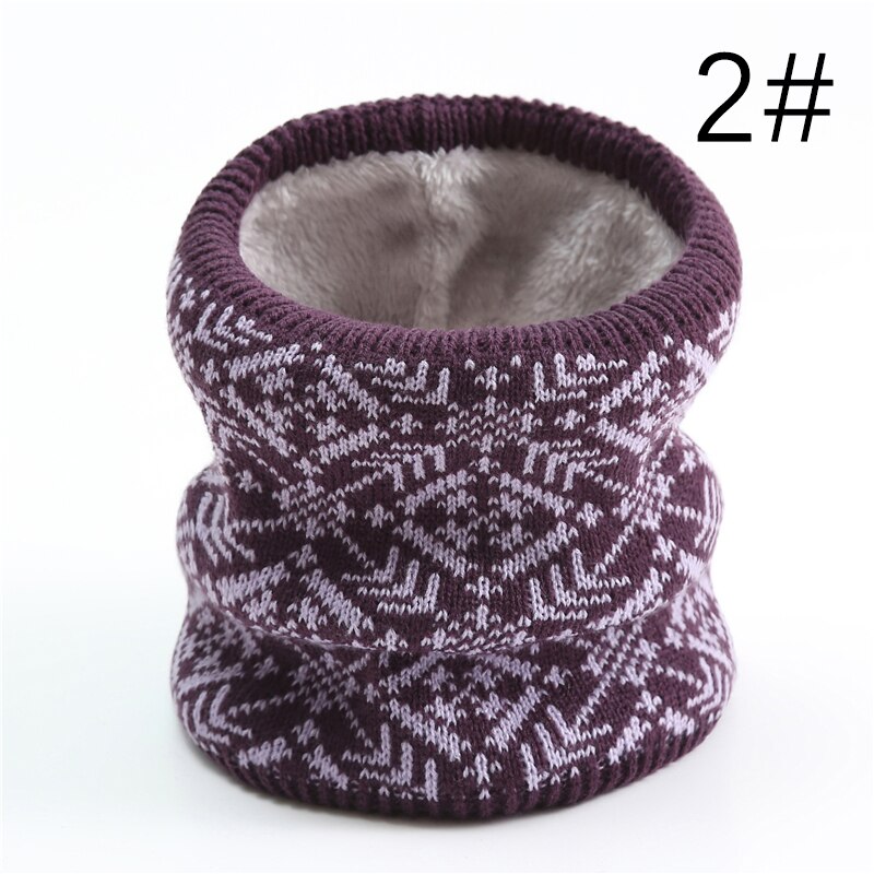 Women Cashmere Scarf Lady Neck Wraps Ring Unisex Winter Neck Snood Scarves Female Warm Fur Solid Bufanda: WB11-2