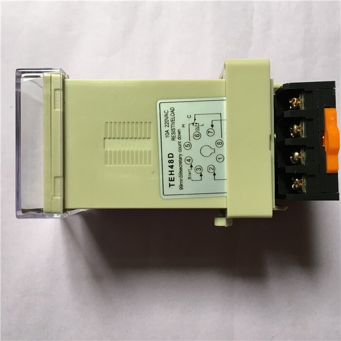 Original South / Setstar TEH-48D gas electric oven timer time relay timer alarm TEH48D 99M59S tsz48 220V 10A