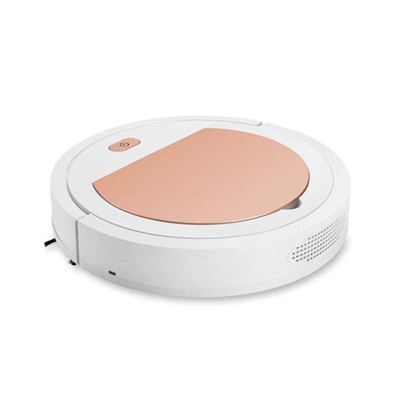 Mini Smart Vacuum Cleaner Sweeper USB Rechargeable Cleaning Sweeping Robot Household Wireless Vacum Cleaner Vaccum: White