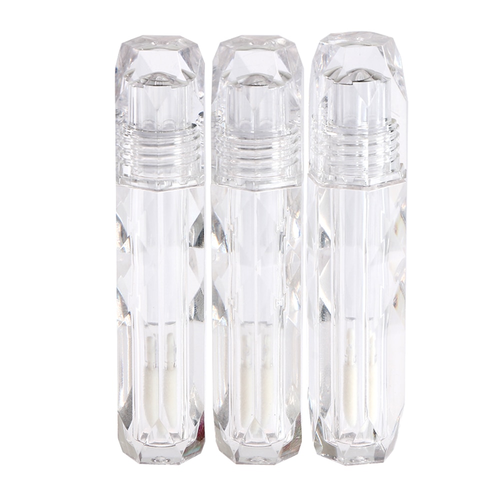1/3/5/10Pcs Crystal Clear Lipgloss Buis Lege Petg Diamant Vloeibare Lipstick Fles Cosmetische lipgloss Verpakking Container