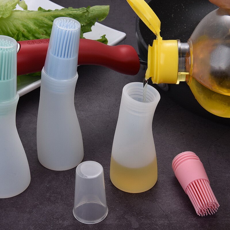 Cepillo de aceite de silicona para cocina, brocha para pasteles, mantequilla y pan, cepillo de untar de seguridad, cocina, utensilios para hornear, utensilio para barbacoa
