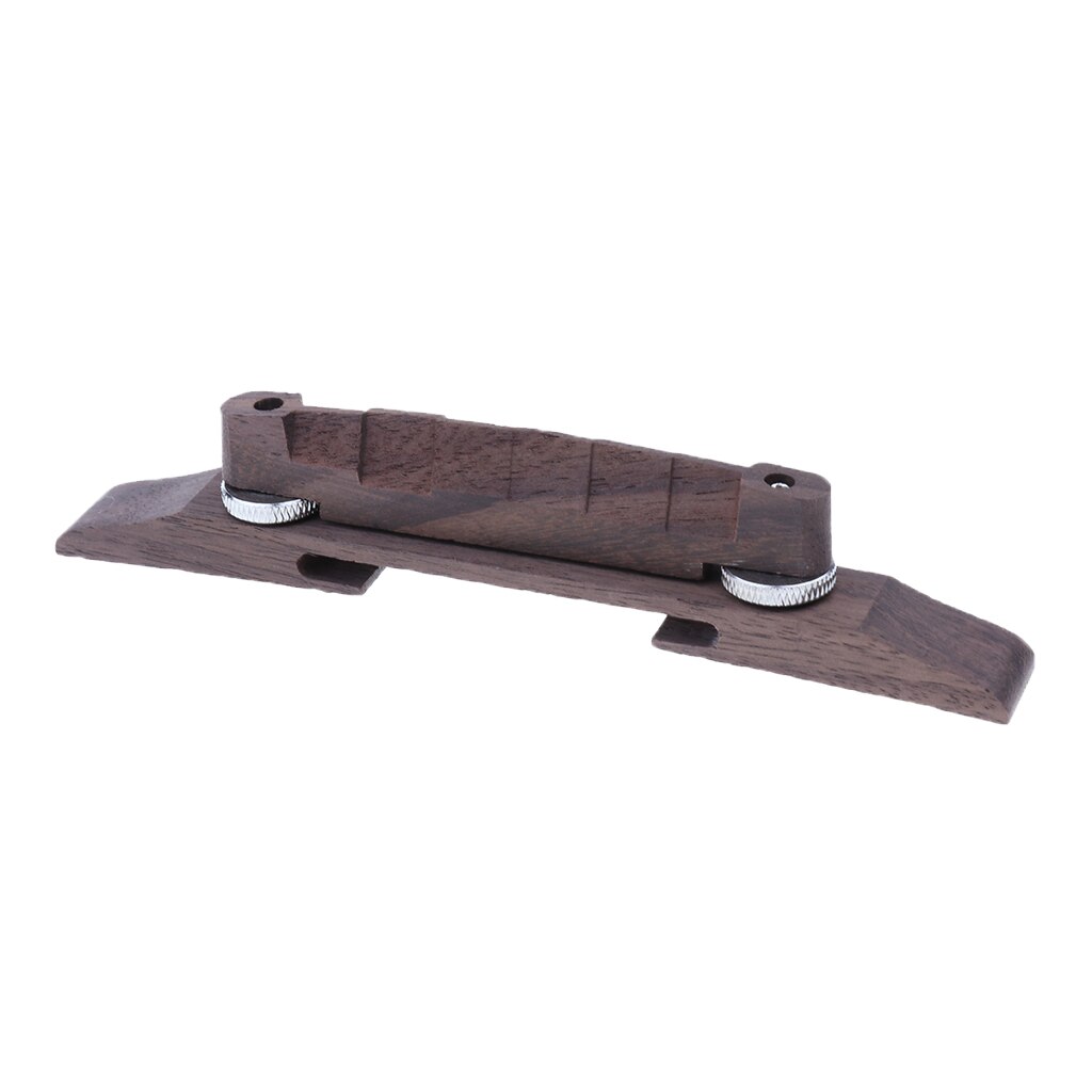 Wooden Carved Guitar Bridge for Archtop Jazz Guitar Accessory