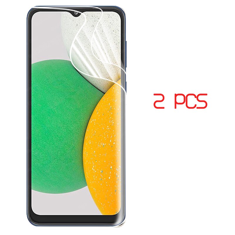 4 In 1 Hydrogel Film Voor Samsung A03 Core Screen Protector Films Voor Galaxy A03 Core A03Core SM-A032F Beschermende Film niet Glas: 2 X front Film