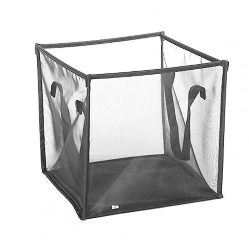 Cesta de ropa sucia plegable Pop Up, cesta de clasificación de ropa sucia de malla abierta, cesto de almacenamiento para el hogar, bolsas organizadoras para ropa sucia, dormitorio universitario: Grey Single Tier
